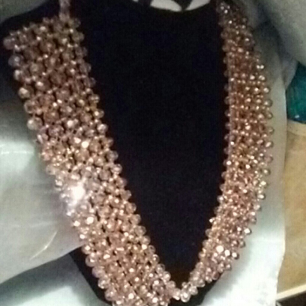 NATASHA BEADED COLLAR NECKLACE
